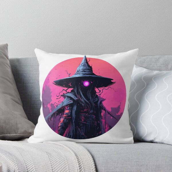 Item preview, Cyberpunk Witch in Neon Colors designed and sold by SchorlCraft.