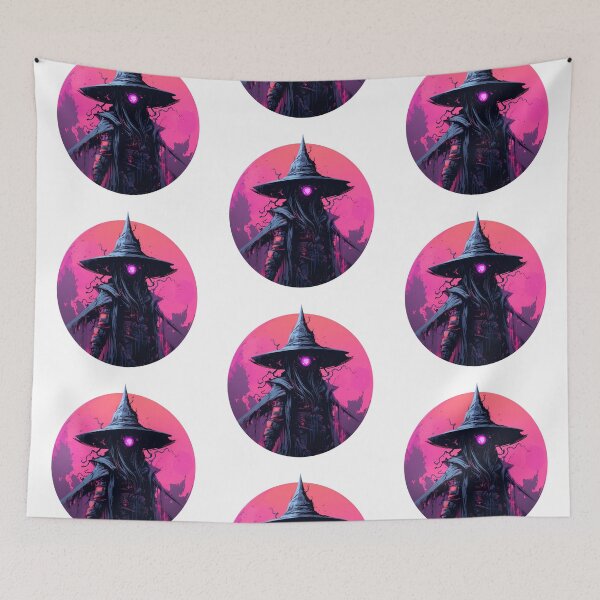 Item preview, Cyberpunk Witch in Neon Colors designed and sold by SchorlCraft.