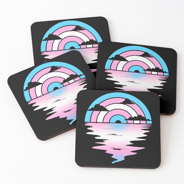 Item preview, Transgender LGBT Pride Sunset Cloud Trans designed and sold by Mikhailaw.