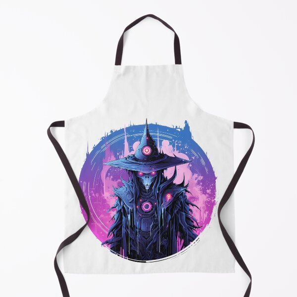 Item preview, Cyberpunk Witch in Neon Colors designed and sold by SchorlCraft.