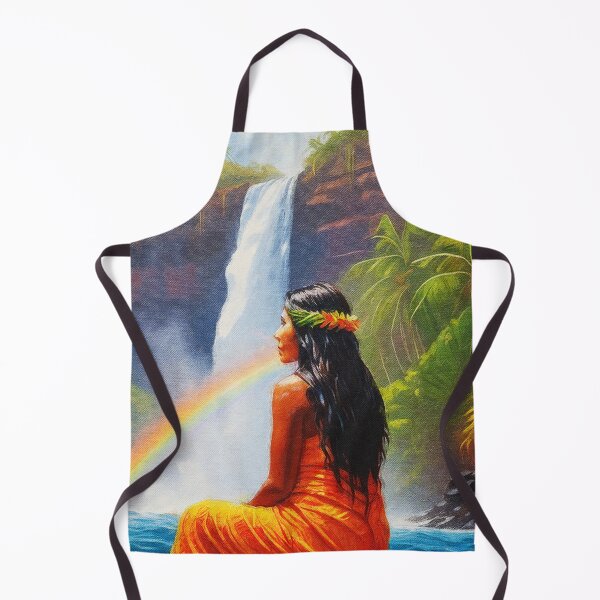 Item preview, Waterfall Rainbow - Pacific Islands Series designed and sold by AUTHENTIC AMERICANA ARTS.