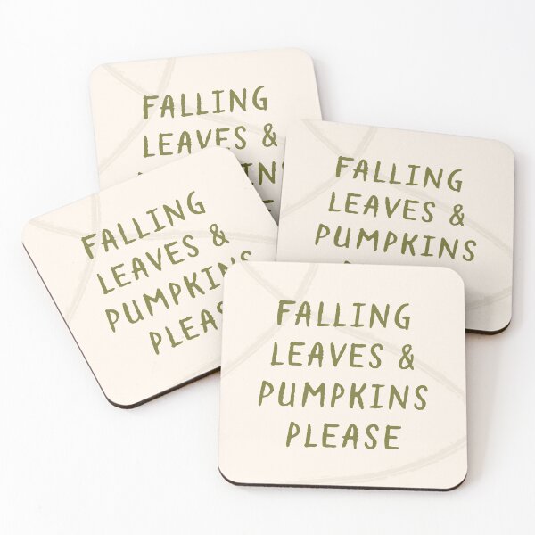 Item preview, Falling leaves and pumpkins please designed and sold by barlena.