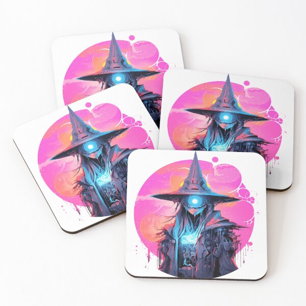 Item preview, Cyberpunk Witch in Neon Colors designed and sold by SchorlCraft.
