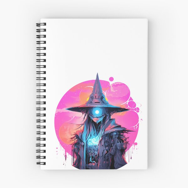Item preview, Cyberpunk Witch in Neon Colors designed and sold by SchorlCraft.