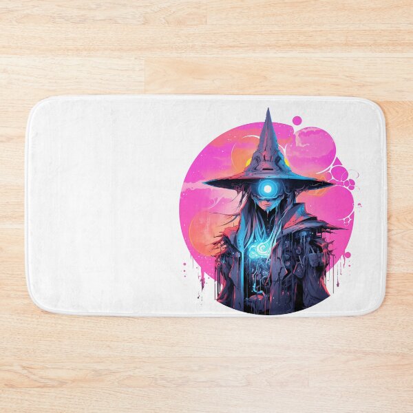 Item preview, Cyberpunk Witch in Neon Colors designed and sold by SchorlCraft.