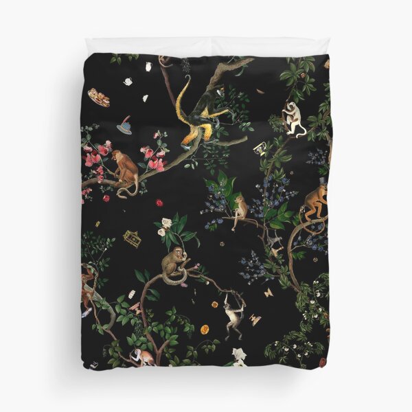Monkey World Duvet Cover