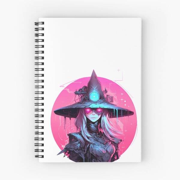 Item preview, Cyberpunk Witch in Neon Colors designed and sold by SchorlCraft.