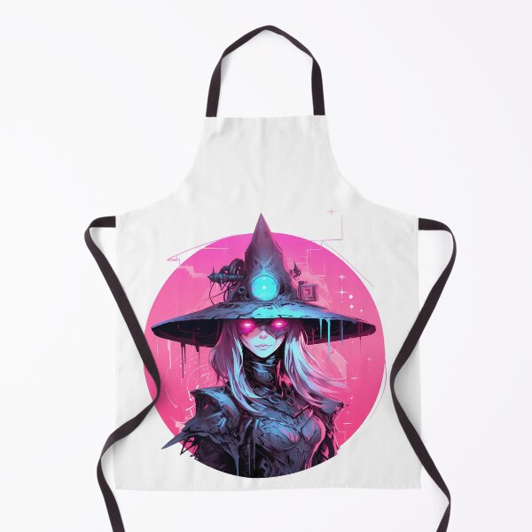 Item preview, Cyberpunk Witch in Neon Colors designed and sold by SchorlCraft.