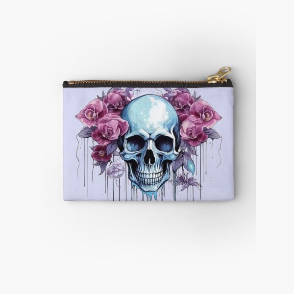 Item preview, Purple Roses Skull designed and sold by kawaiistudio.