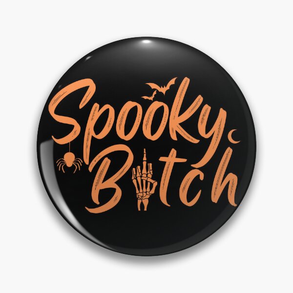 Item preview, Spooky Bitch | Orange Witchy Halloween designed and sold by KinkShoppe.