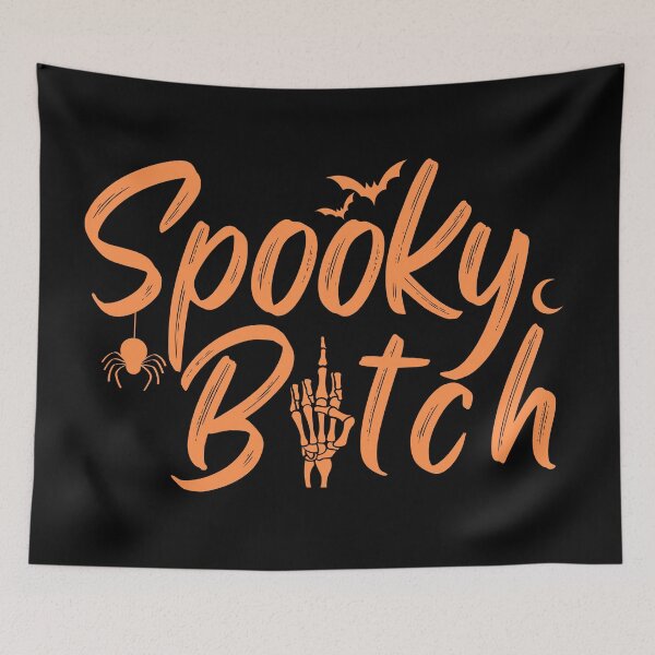 Item preview, Spooky Bitch | Orange Witchy Halloween designed and sold by KinkShoppe.