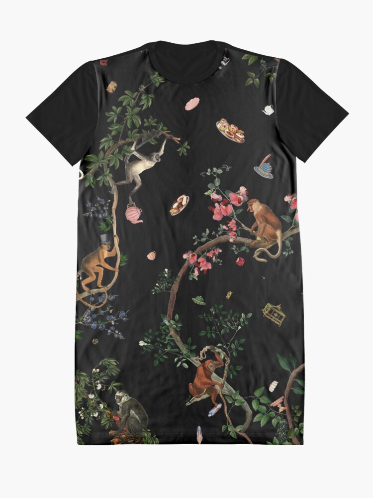 Alternate view of Monkey World Graphic T-Shirt Dress