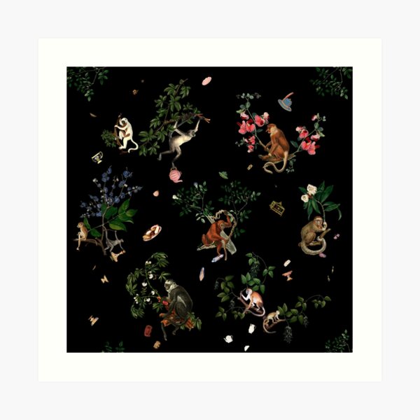 Monkey World Art Print