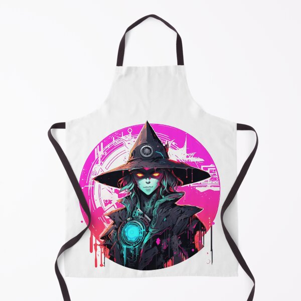Item preview, Cyberpunk Witch in Neon Colors designed and sold by SchorlCraft.