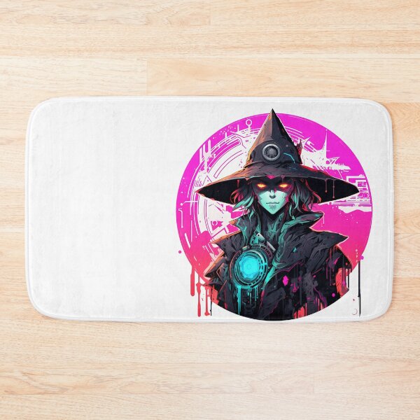 Item preview, Cyberpunk Witch in Neon Colors designed and sold by SchorlCraft.