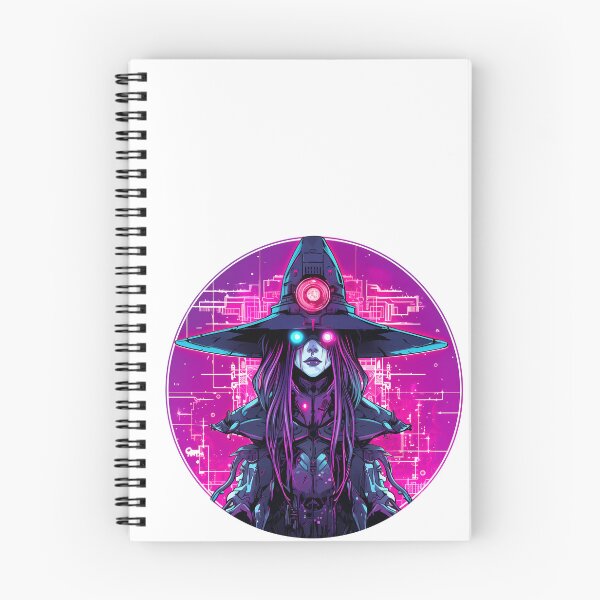 Item preview, Cyberpunk Witch in Neon Colors designed and sold by SchorlCraft.