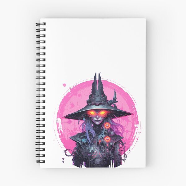 Item preview, Cyberpunk Witch in Neon Colors designed and sold by SchorlCraft.