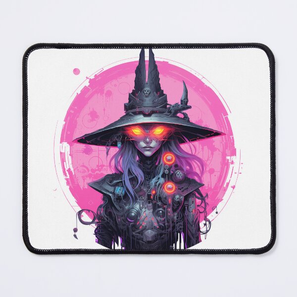Item preview, Cyberpunk Witch in Neon Colors designed and sold by SchorlCraft.