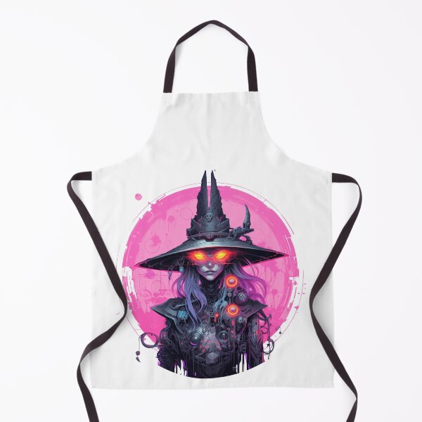 Item preview, Cyberpunk Witch in Neon Colors designed and sold by SchorlCraft.