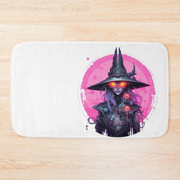 Item preview, Cyberpunk Witch in Neon Colors designed and sold by SchorlCraft.