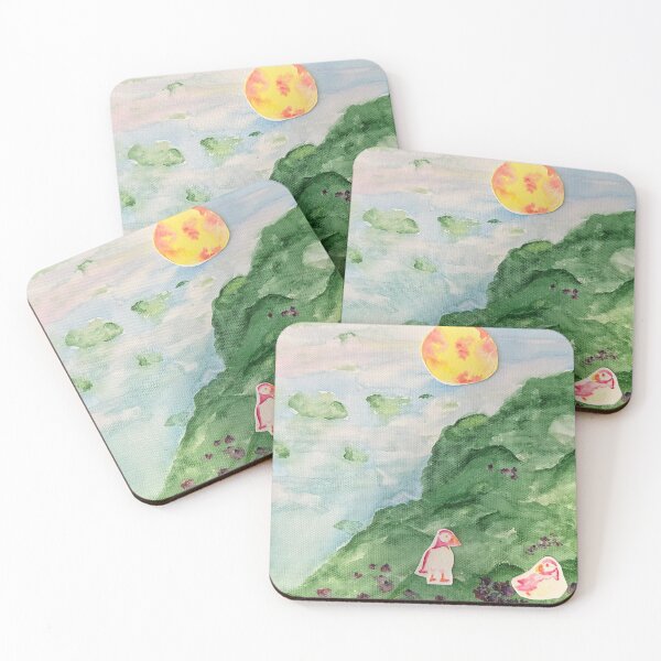 Item preview, Pink Puffins designed and sold by beckytarbox.