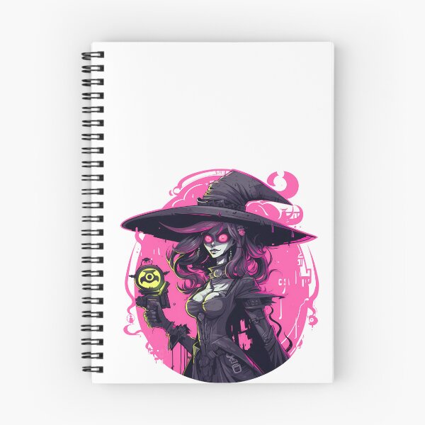 Item preview, Cyberpunk Witch in Neon Colors designed and sold by SchorlCraft.