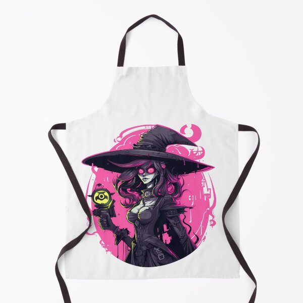 Item preview, Cyberpunk Witch in Neon Colors designed and sold by SchorlCraft.