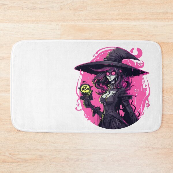 Item preview, Cyberpunk Witch in Neon Colors designed and sold by SchorlCraft.