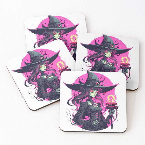 Item preview, Cyberpunk Witch in Neon Colors designed and sold by SchorlCraft.