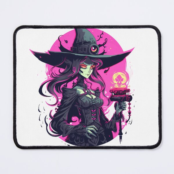 Item preview, Cyberpunk Witch in Neon Colors designed and sold by SchorlCraft.