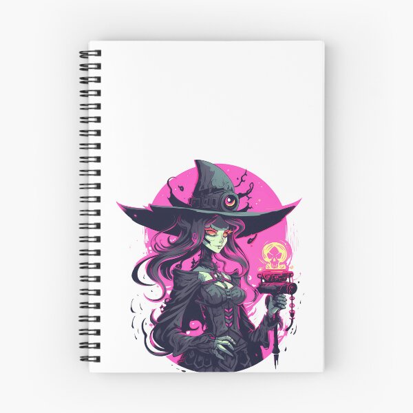 Item preview, Cyberpunk Witch in Neon Colors designed and sold by SchorlCraft.