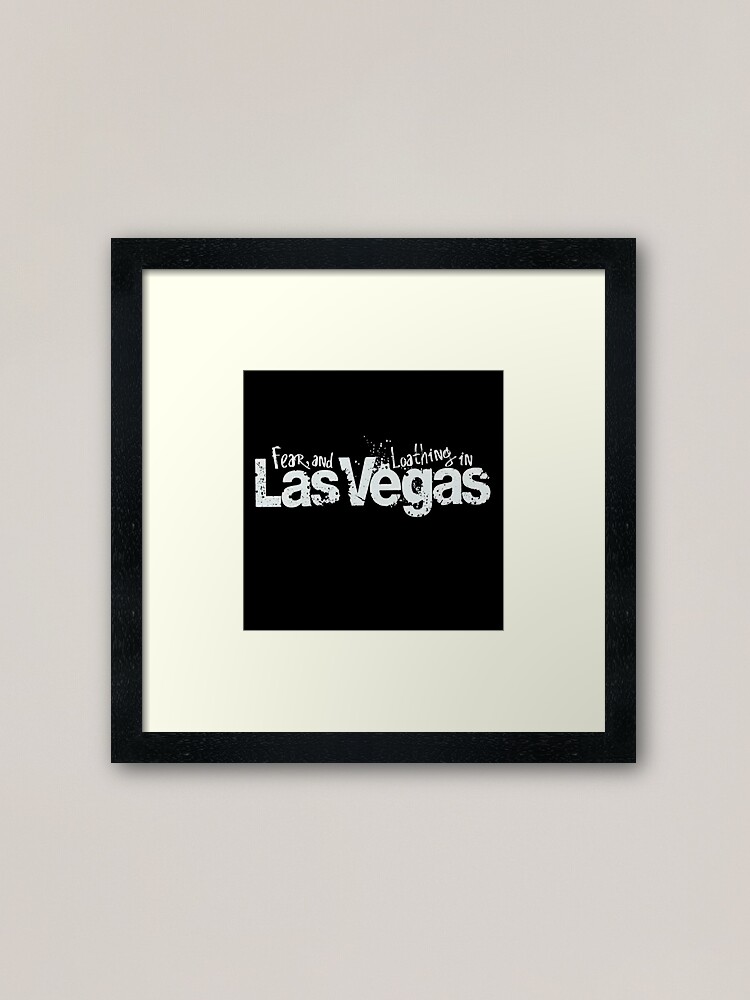 Fear And Loathing In Las Vegas Logo Framed Art Print By Redbubble