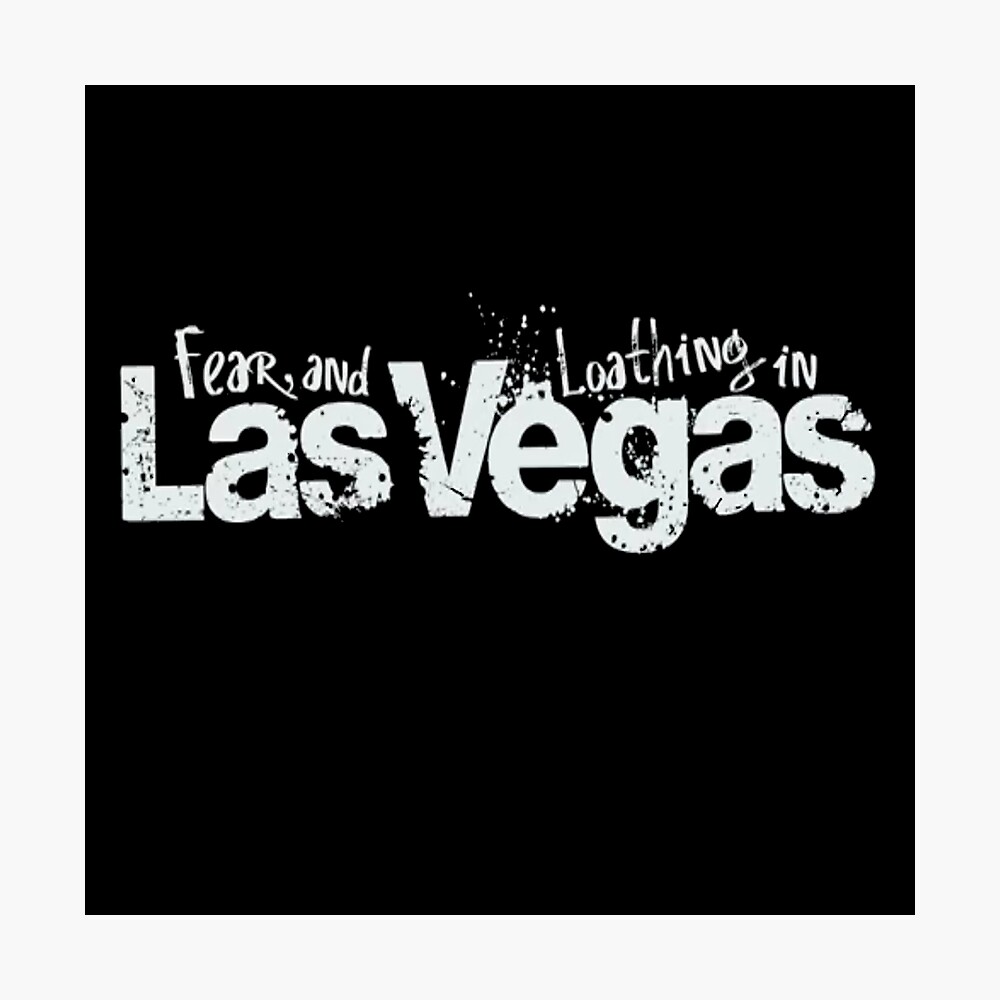 Fear And Loathing In Las Vegas Logo Poster For Sale By Redbubble