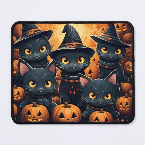Item preview, Halloween Black Cat Kitten Pumpkin  designed and sold by Sophisticas.