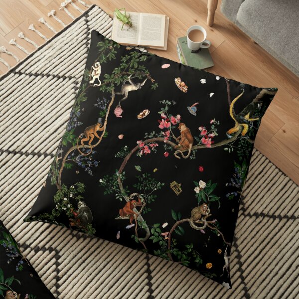 Monkey World Floor Pillow