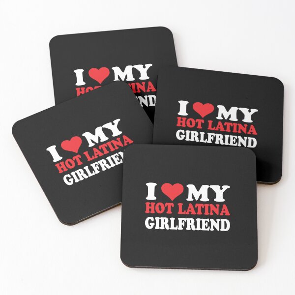 Item preview, I Love My Hot Latina Girlfriend Funny Boyfriend Wife Novia T-Shirt designed and sold by Naciri01.