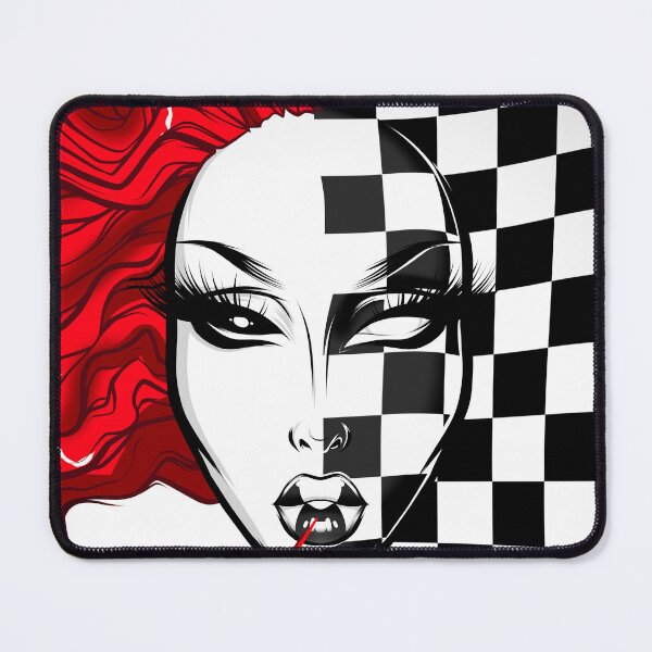 Item preview, Ivory Towers - Checkerboard Drag Queen designed and sold by IvoryTowersTor.