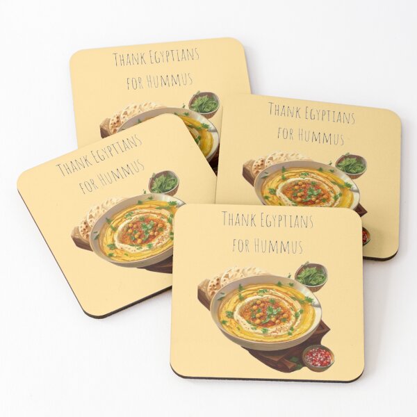 Aperçu de l'œuvre Merci aux Égyptiens pour le houmous créée et vendue par Bring Back Culture.