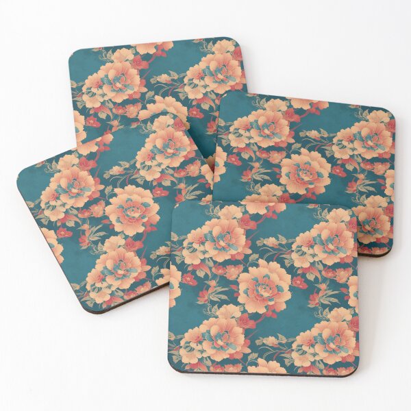 Item preview, Oriental flowers 115 designed and sold by DoodleLandShop.