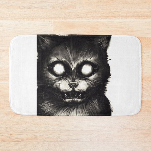 Item preview, Creepy halloween ghost cat designed and sold by filigreedigital.