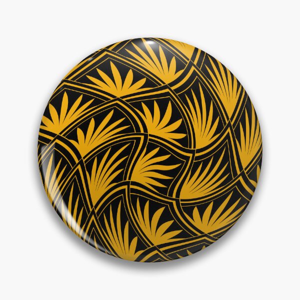 Item preview, Trendy Art Deco Golden And Black Twirling Pattern  designed and sold by DEC02.