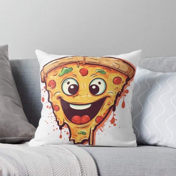 Item preview, A smiling slice of pizza designed and sold by Win Hardy.