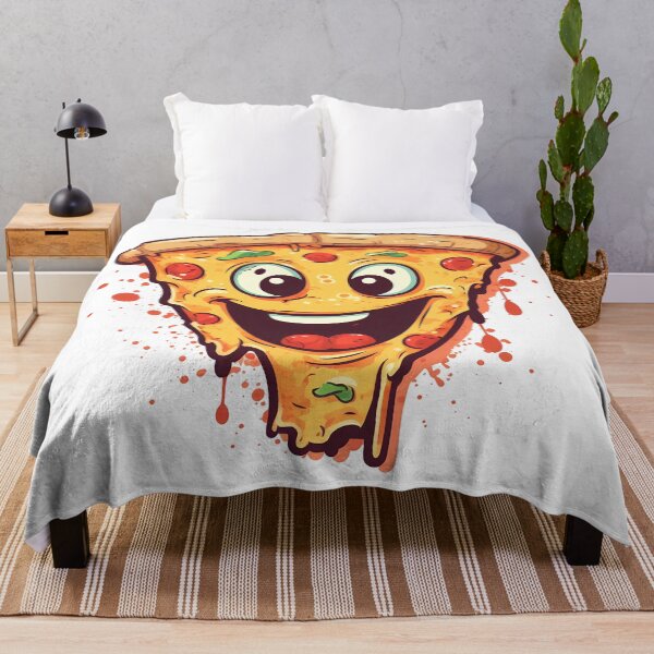 Item preview, A smiling slice of pizza designed and sold by Win Hardy.