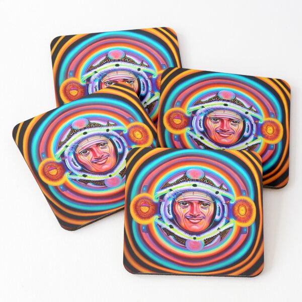 Item preview, Dimensional Molecule Traveler - Trippy Psychedelic Art designed and sold by TheThirdEye.