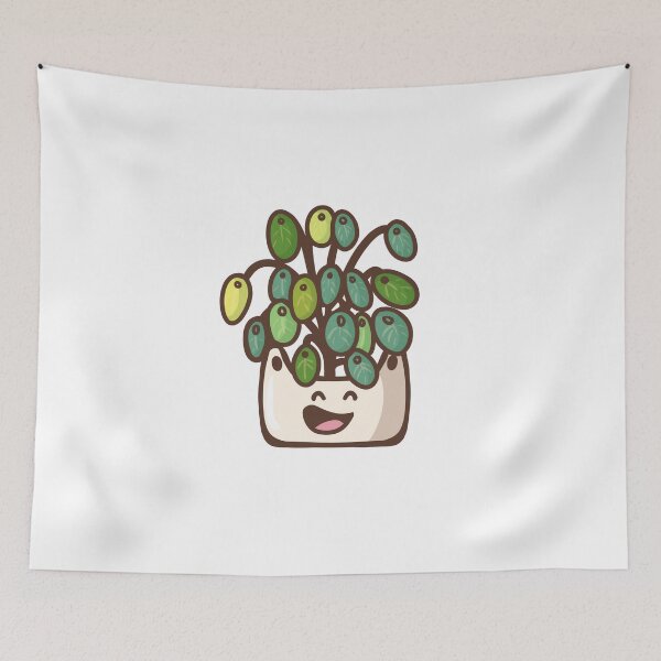 Item preview, Drawing of a cute Pilea designed and sold by SD-Din.