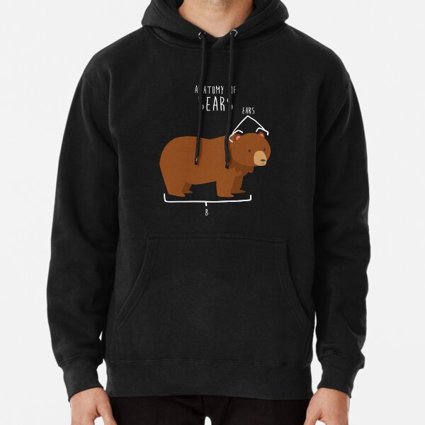 Bear Friend Shaped Pullover Hoodie for Sale by Clara Hollins