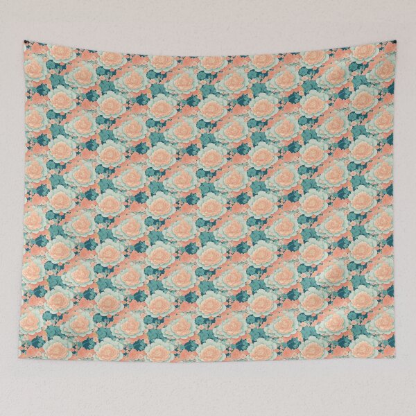 Item preview, Oriental flowers 120 designed and sold by DoodleLandShop.