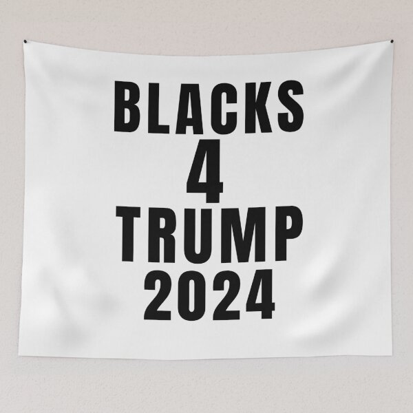 Item preview, BLACKS FOR TRUMP 2024 designed and sold by ANNINOART ⭐⭐⭐⭐⭐.