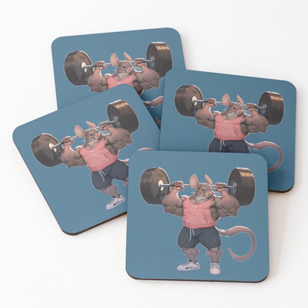 Item preview, Gym Rat with Dumbbell designed and sold by OPSakura.