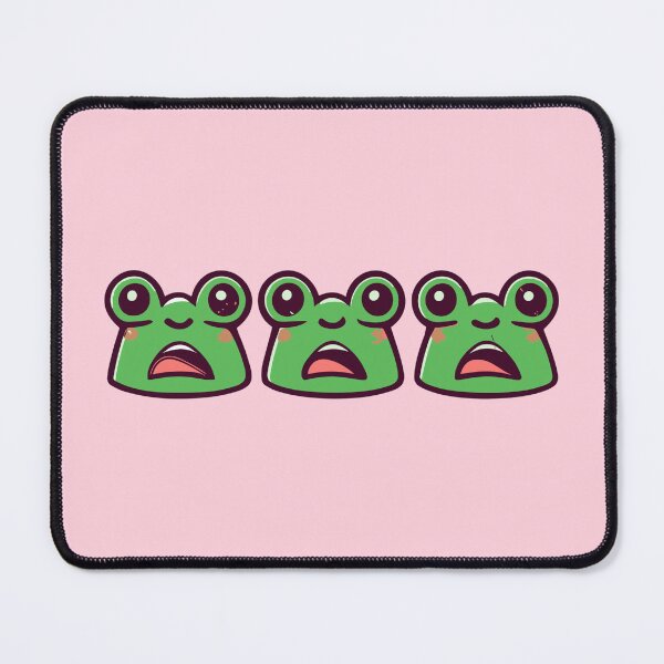 Item preview, Three Screaming Cute Frogs designed and sold by MikeKart.